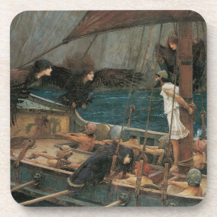 Ulysses and the Sirens by John William Waterhouse Coaster