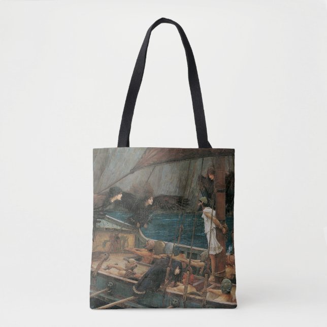 Ulysses and the Sirens by John William Waterhouse Tote Bag (Front)