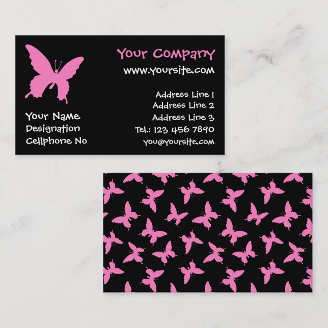 Ulysses Butterfly Business Card (Front/Back)