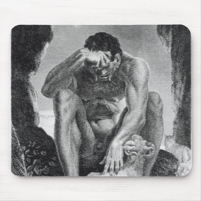 Ulysses Escaping from Polyphemus the Cyclops Mouse Pad (Front)