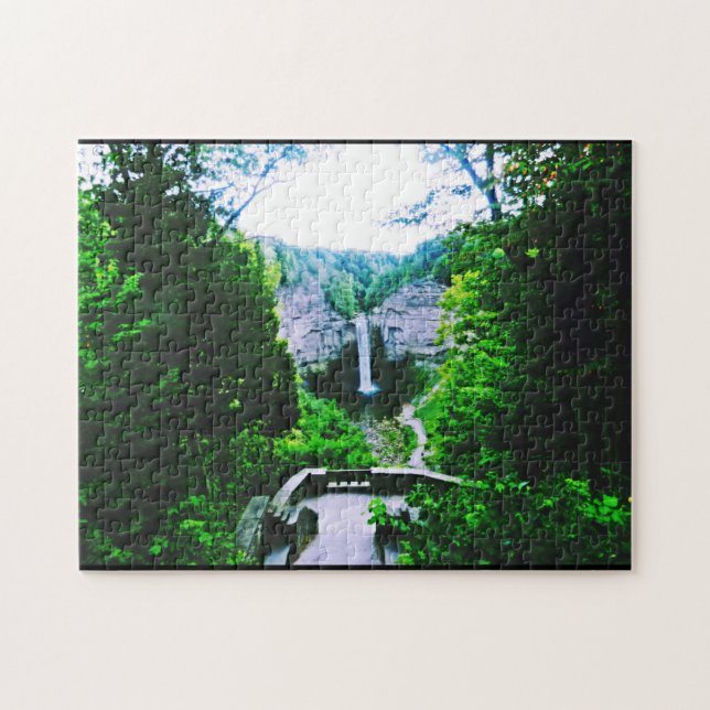 ULYSSES NEW YORK  TAUGHANNOCK FALLS puzzle (Horizontal)
