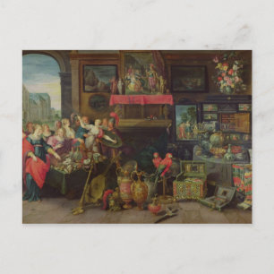 Ulysses Recognising Achilles Amongst Daughters Postcard