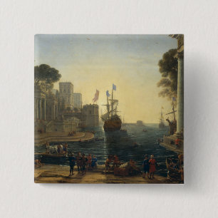 Ulysses Returning Chryseis to her Father 15 Cm Square Badge