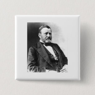 Ulysses S Grant 15 Cm Square Badge