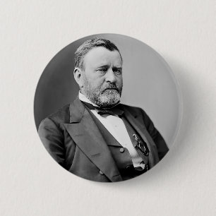 Ulysses S. Grant 6 Cm Round Badge