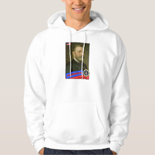Ulysses S. Grant Baseball Card Hoodie