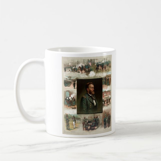 Ulysses S. Grant from West Point to Appomattox Coffee Mug (Left)