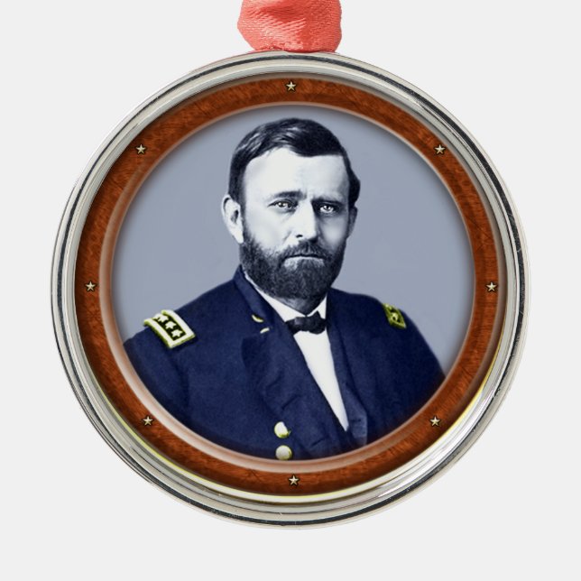 Ulysses S. Grant Metal Ornament (Front)