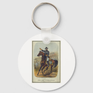 Ulysses S. Grant On Horseback  Key Ring