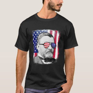 Ulysses S Grant US flag TShirt 4th of July