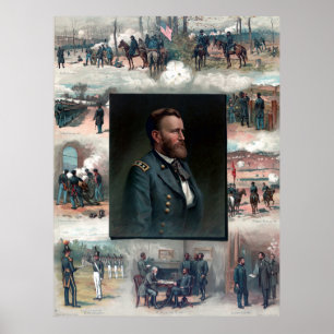 Ulysses S Grant West Point Appomattox 1885 Restore Poster