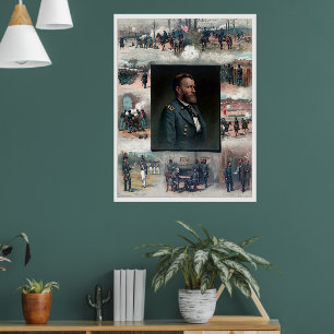 Ulysses S Grant West Point Appomattox 1885 Restore Poster
