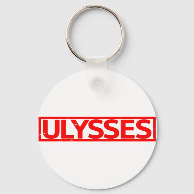 Ulysses Stamp Key Ring (Front)