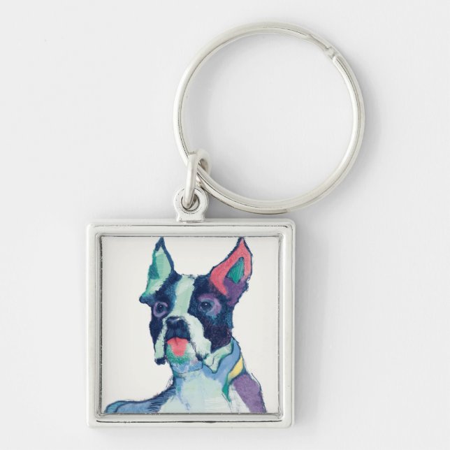 Ulysses Watercolor Pastel Key Ring (Front)