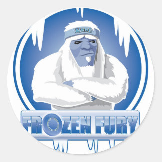UM_Frozen_Fury Classic Round Sticker