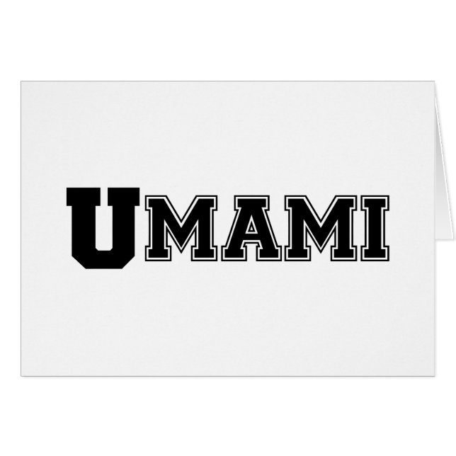 UMAMI COLLEGE CARD (Front Horizontal)