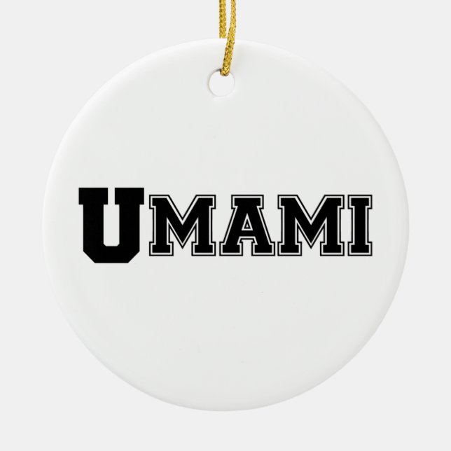 UMAMI COLLEGE CERAMIC ORNAMENT (Front)
