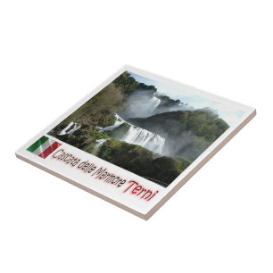 UMB009 TERNI, Marmore Falls, Umbria, Italy, Ceramic Tile