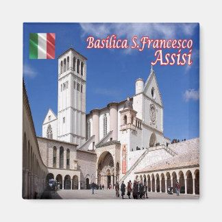 UMB035 ASSISI, Umbria, Italy, Fridge Magnet