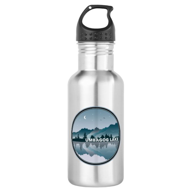 Umbagog Lake New Hampshire Reflection 532 Ml Water Bottle (Front)