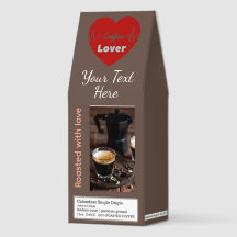 Umber Brown Rustic & Rich Coffee Lover Design