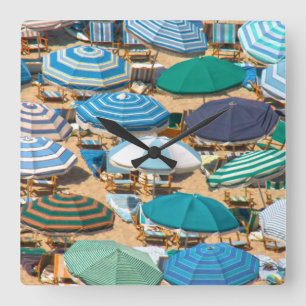 Umbrella 4 square wall clock