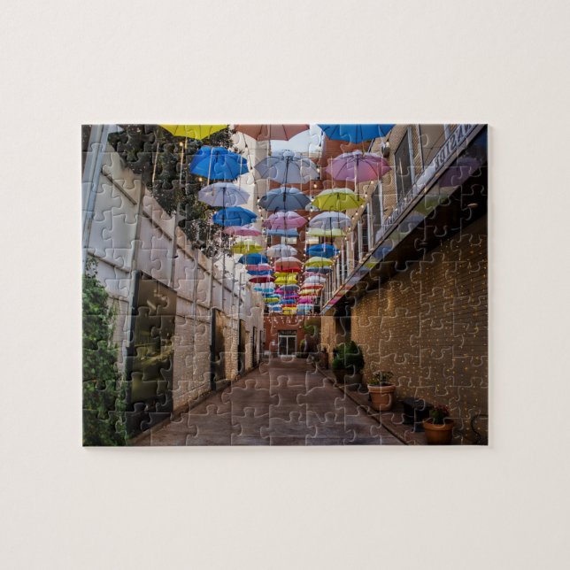 Umbrella Alley Jigsaw Puzzle (Horizontal)
