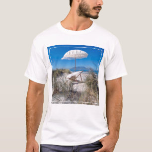 Umbrella And Chair On Beach T-Shirt