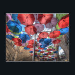 Umbrella Art, Borough Market, London Postcard<br><div class="desc">A wonderfully unique art installation close to London's Borough Market.</div>
