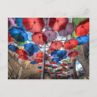 Umbrella Art, Borough Market, London Postcard