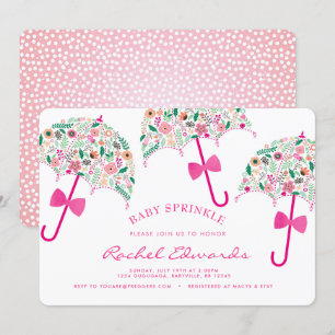 Umbrella Baby Sprinkle Invitation