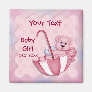 Umbrella Bear - Customise - Girl Magnet