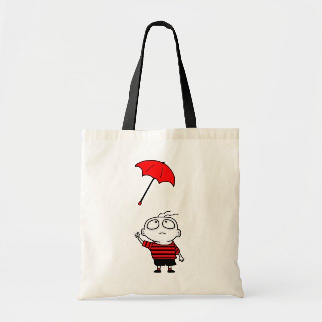 Umbrella Boy Tote Bag (Front)