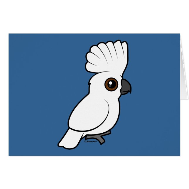 Umbrella Cockatoo (raised) (Front Horizontal)