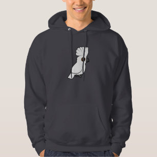 Umbrella Cockatoo (raised) Hoodie