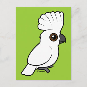 Umbrella Cockatoo (raised) Postcard