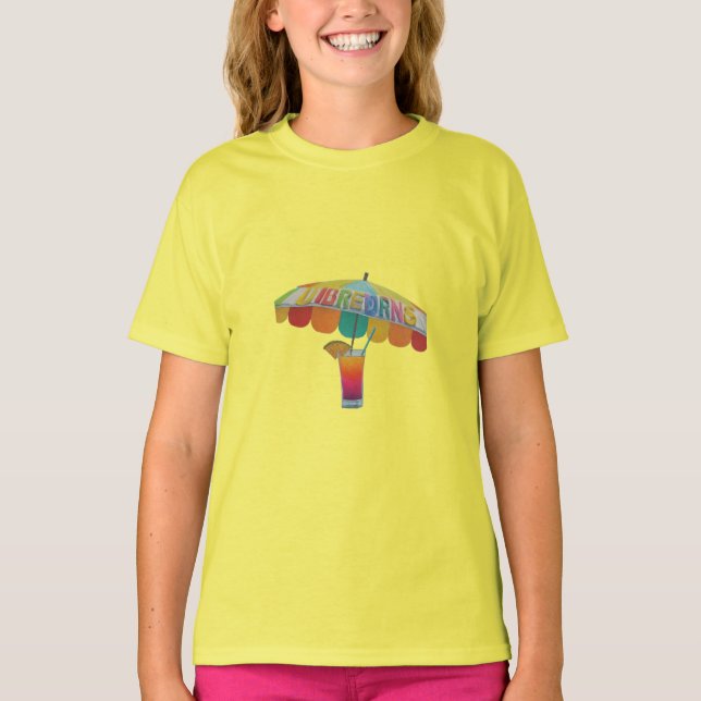 Umbrella Drinks T-Shirt (Front)