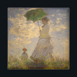 Umbrella Monet Painting Magnet<br><div class="desc">This is the famous Monet painting of a woman holding an umbrella going through a field.</div>