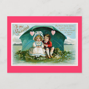 Umbrella of Love Holiday Postcard