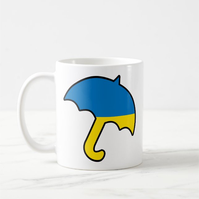 Umbrella of Ukraine Coffee Mug (Left)