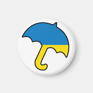 Umbrella of Ukraine Magnet