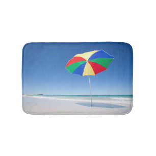 Umbrella On Beach Australia Bath Mat