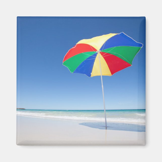 Umbrella On Beach | Australia Magnet (Front)