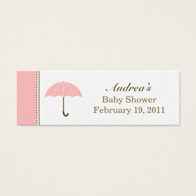 Umbrella Pink Small Tag (Front)
