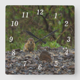 Umbrella Please Wall Clock