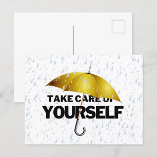 Umbrella Postcard