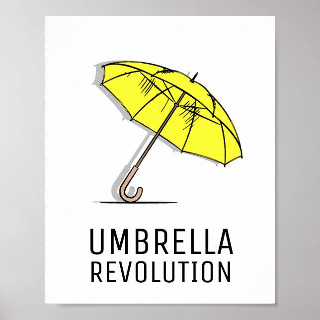 Umbrella Revolution - Hong Kong Poster (Front)