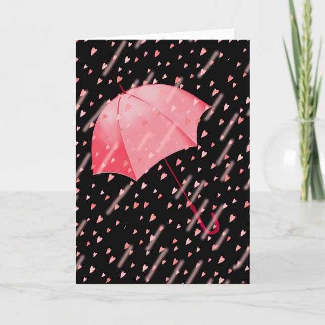 UMBRELLA SHOWERS OF LOVE by SHARON SHARPE Card (Front)
