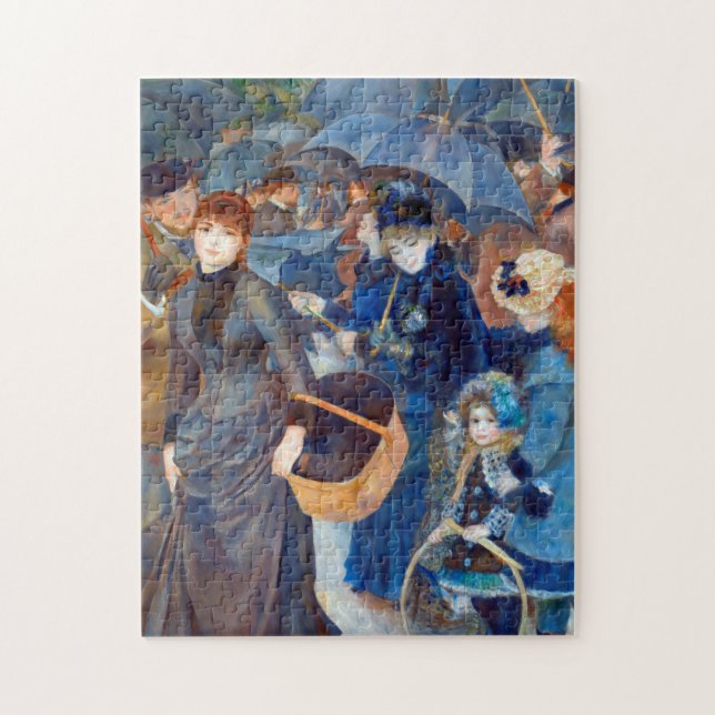 Umbrellas by Pierre-Auguste Renoir Jigsaw Puzzle (Vertical)