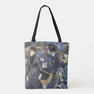Umbrellas by Pierre Renoir, Vintage Impressionism Tote Bag